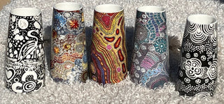 Aboriginal Vase for Flowers, Indigenous Vase