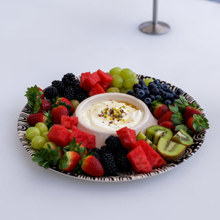 Round Serving Tray - Bamboo Tray