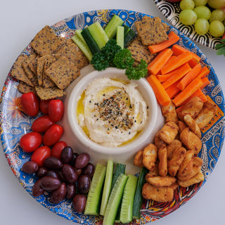 Round Serving Tray - Bamboo Tray