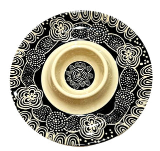 Bamboo Serving Tray - Black