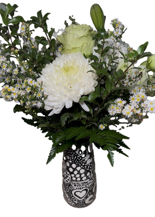 Aboriginal Vase for Flowers, Indigenous Vase