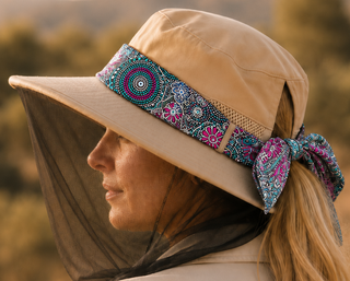 Pre-Order: Interchangeable Scarf for Fly Net Hat — Ships End Aug 2026